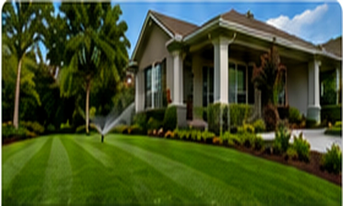 Residential lawn irrigation coverage