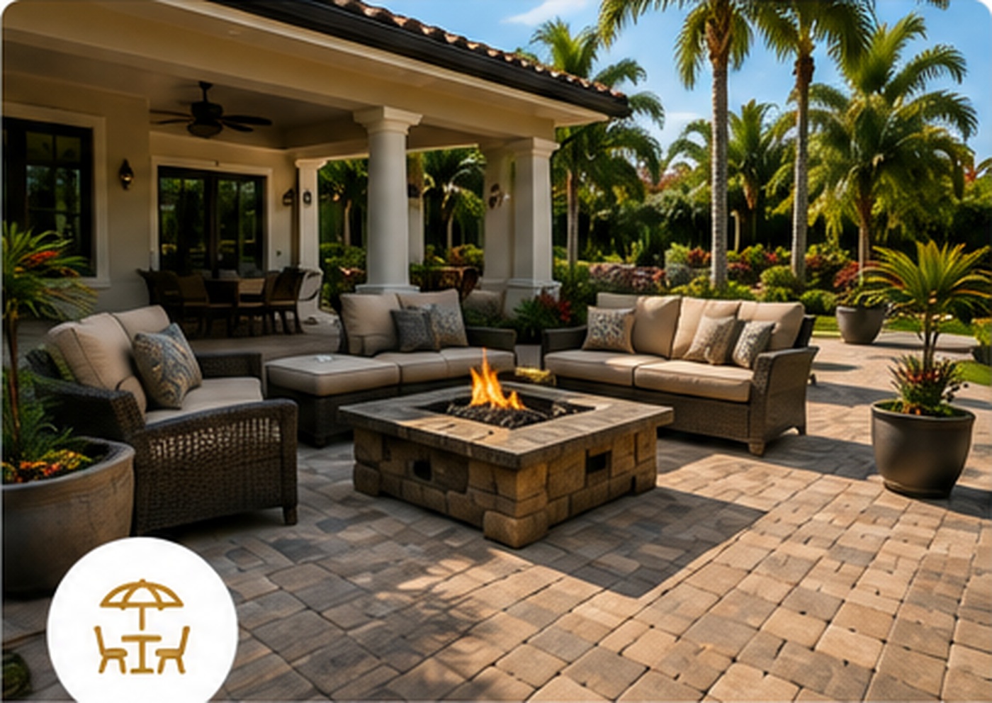 Paver patio